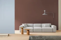 Basta Cubi Kissen, 35 X 60 Cm, Hellgrau -Geschäft Für Wohndekoration Cubi 3 seater with grey pillow