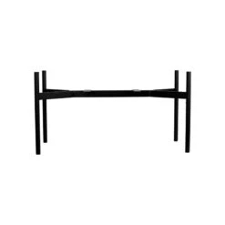 Klorofyll Pflanzgefäß Mit Ständer, Oval, Grau -Geschäft Für Wohndekoration ELMKLM2BL EE