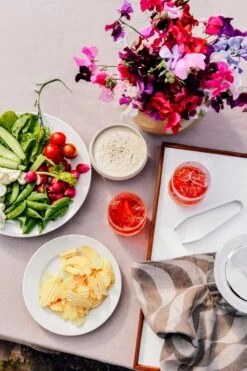 &Tradition Collect Linen SC31 Tagesdecke, 240 X 260 Cm, Powder -Geschäft Für Wohndekoration Elokuu fds2