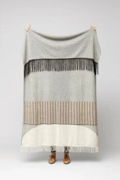 Aymara Plaid, 190 X 130 cm, Muster In Grau 6 Aymara Plaid, 190 X 130 cm, Muster In Grau -Geschäft Für Wohndekoration F R aymara plaid pattern grey 190x130cm