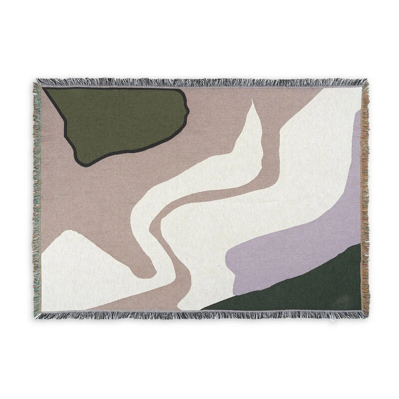 Ferm LIVING Vista Decke, Cremeweiß - Flieder 2 Ferm LIVING Vista Decke, Cremeweiß - Flieder – Bild 2