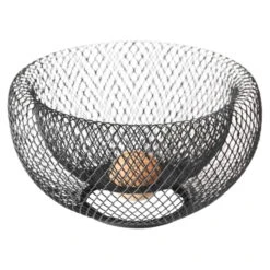 Nest Schale/Lampenschirm, 20 cm, Schwarz