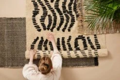 Dyyni Teppich, 200 X 300 Cm, Beige -Geschäft Für Wohndekoration Finarte Dyyni recycled cotton rug mood human 2
