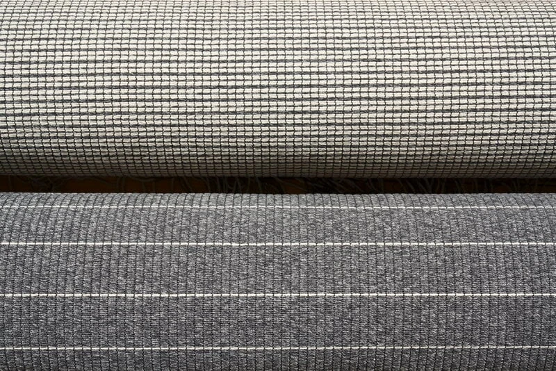 Line In-Out Teppich, Grau Melange/Sandweiß 3 Line In-Out Teppich, Grau Melange/Sandweiß – Bild 3