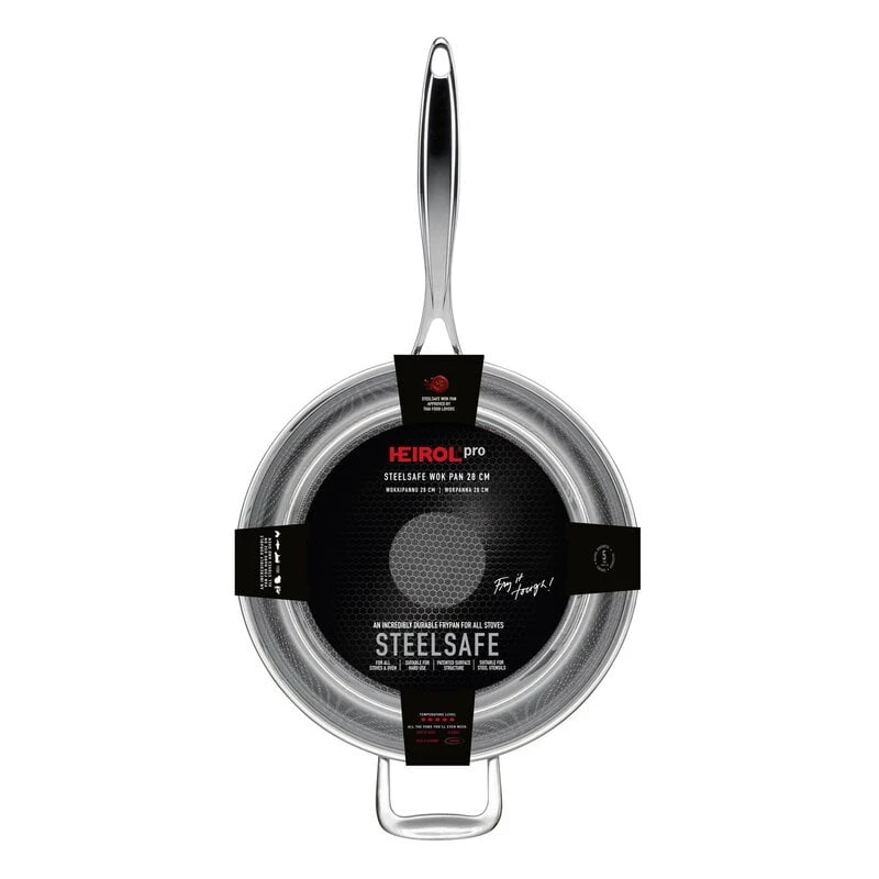 Heirol Steelsafe Pro Wok/Bratpfanne 4 Heirol Steelsafe Pro Wok/Bratpfanne – Bild 4