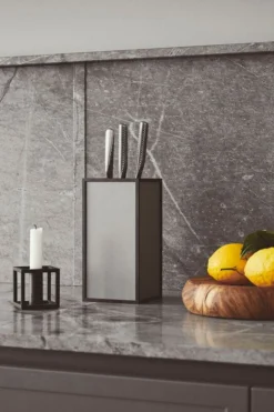 By Lassen K'Block Messerhalter/Behälter, Dunkelgrau -Geschäft Für Wohndekoration Heg Mller 210622 byLassen Sllerd og kvanum10704