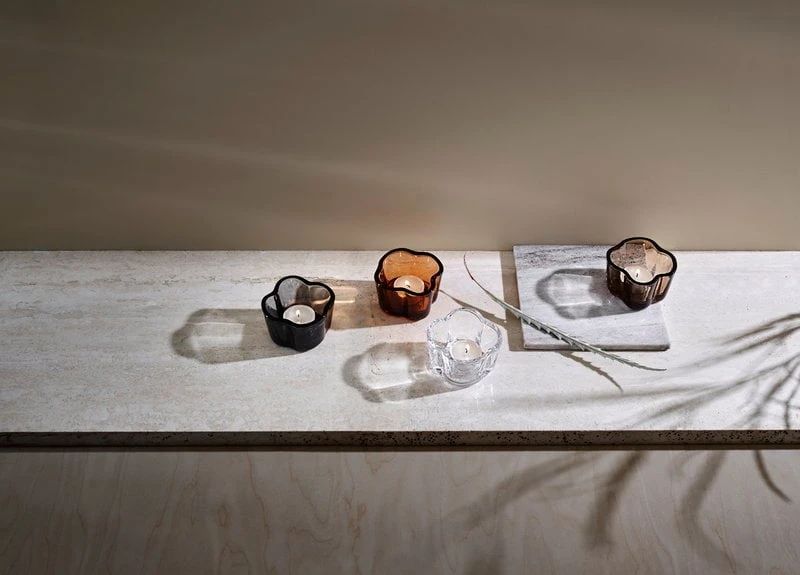 Iittala Aalto Teelichthalter, 60 Mm, Grau 3 Iittala Aalto Teelichthalter, 60 Mm, Grau – Bild 3