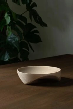 Måne Schale, Esche Gewachst/geölt -Geschäft Für Wohndekoration KoItzkJQ