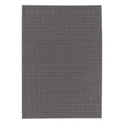 Line In-Out Teppich, Grau Melange/Sandweiß