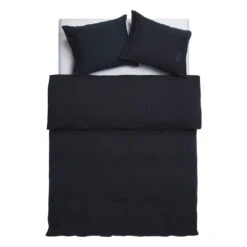 Nude Jersey Kopfkissenbezug, Verwaschenes Schwarz -Geschäft Für Wohndekoration MAGNIBERG NUDE WASHED JERSEY BLACK 020