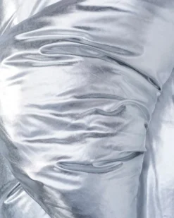 Nude Metallic Jersey Bettbezug, Silber -Geschäft Für Wohndekoration MAGNIBERG NUDE METALLIC SILVER 042