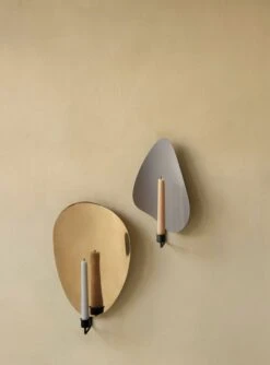 Menu Flambeau Wandkerzenhalter, 40 Cm, Schwarz - Messing -Geschäft Für Wohndekoration MENU Flambeau Candle Holder 8