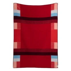 Mikkel Überwurf, 135 X 200 Cm, Rot -Geschäft Für Wohndekoration MIKKEL THROW RED 3754 BACK white