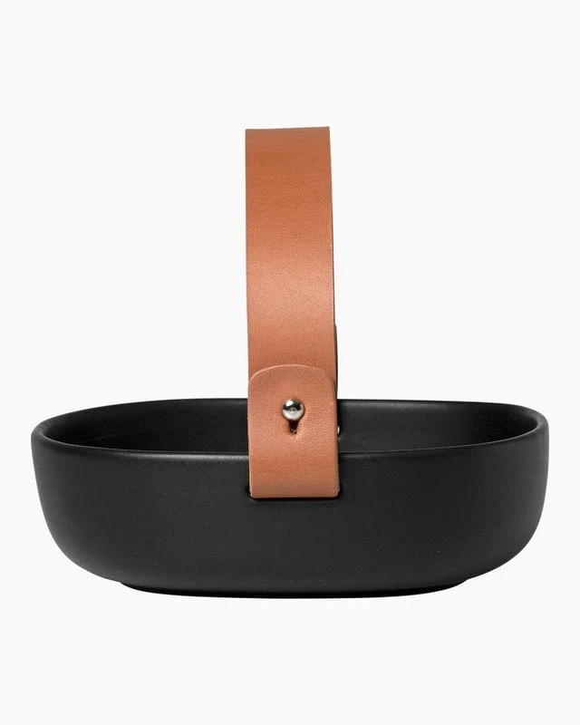 Marimekko Oiva – Pikku Koppa Servierplatte, Schwarz 2 Marimekko Oiva – Pikku Koppa Servierplatte, Schwarz – Bild 2