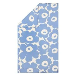 Marimekko Unikko Bettbezug, 150 X 210 cm, Hellblau - Creme