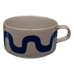 Marimekko Oiva - Seireeni Teetasse, 250 Ml, Terracotta - Dunkelblau