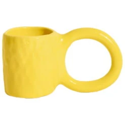 Donut Tasse, M, Zitronengelb