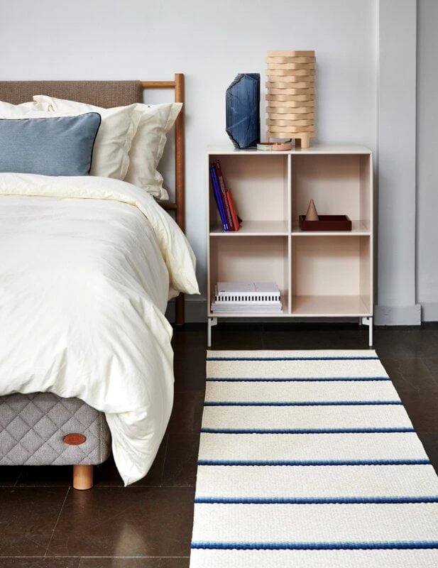 Olle Teppich, 180 X 260 Cm, Blau - Vanille 3 Olle Teppich, 180 X 260 Cm, Blau - Vanille – Bild 3