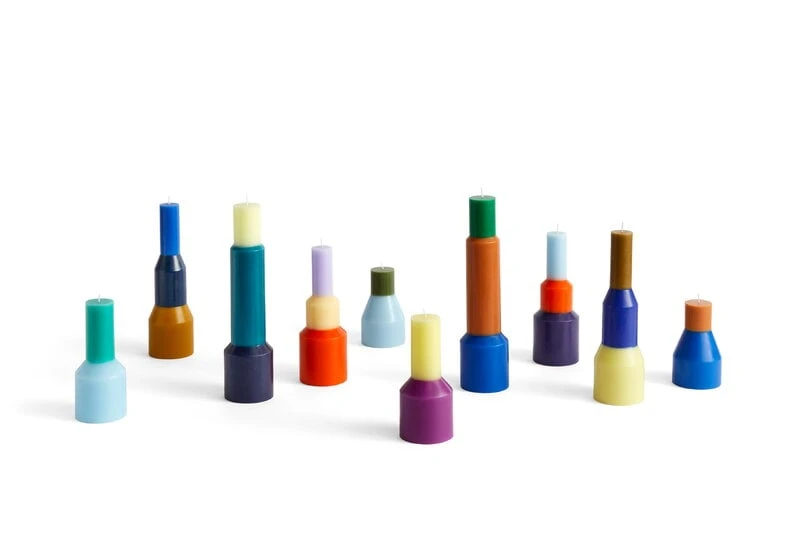 Hay Pillar Kerze, S, Hellblau 2 Hay Pillar Kerze, S, Hellblau – Bild 2