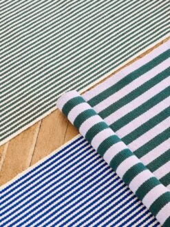 Hay Stripes And Stripes Türmatte, Lavender Field -Geschäft Für Wohndekoration Stripes and Stripes cucumber green Stripes and Stripes bluebell ripple Stripes and Stripes Door Mat lavender field