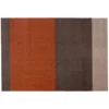 Stripes Teppich, 90 x 130 cm, Braun - Terrakotta