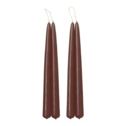 Blossom Kerze, 4 Stück, Eiche Geräuchert