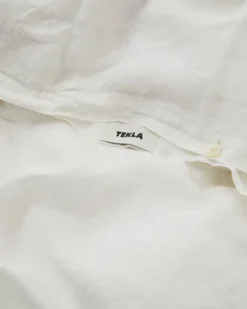 Einzelbettbezug Aus Leinen, 150 X 210 Cm, Cremeweiß -Geschäft Für Wohndekoration cremetekla3