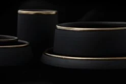 Espressotasse Eclipse Gold, 2er Set, Schwarz – Gold 5 Espressotasse Eclipse Gold, 2er Set, Schwarz – Gold -Geschäft Für Wohndekoration eclipse gold image group closeup