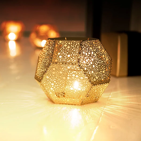 Tom Dixon Etch Kerzenhalter, Messing 3 Tom Dixon Etch Kerzenhalter, Messing – Bild 3