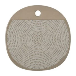 Marimekko Oiva – Siirtolapuutarha Servierplatte, 25 cm, Terra – Weiß