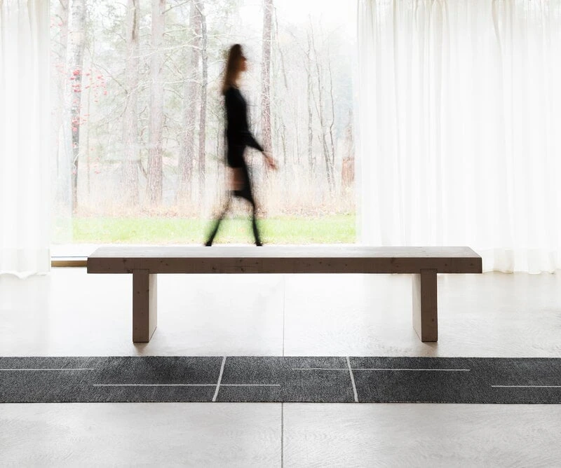 Fred Teppich, 70 x 180 cm, Schwarz – Vanille 4 Fred Teppich, 70 x 180 cm, Schwarz – Vanille – Bild 4