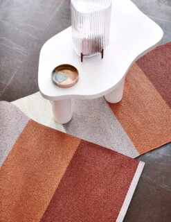 Kim Teppich, 70 X 240 Cm, Ziegelrot -Geschäft Für Wohndekoration pappelina kim brick closeup 2 creative