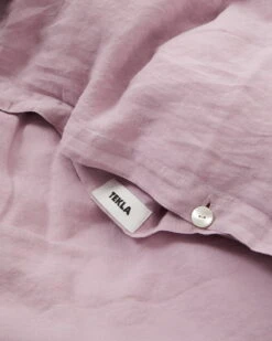 Einzelbettbezug Aus Leinen, 150 X 210 Cm, Dawn Purple -Geschäft Für Wohndekoration purple tekla2