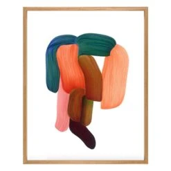 Drawing 14 Poster Mit Eichenrahmen, 69,5 X 88,5 Cm