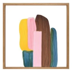 Drawing 8 Poster Mit Eichenrahmen, 69,5 X 69,5 Cm